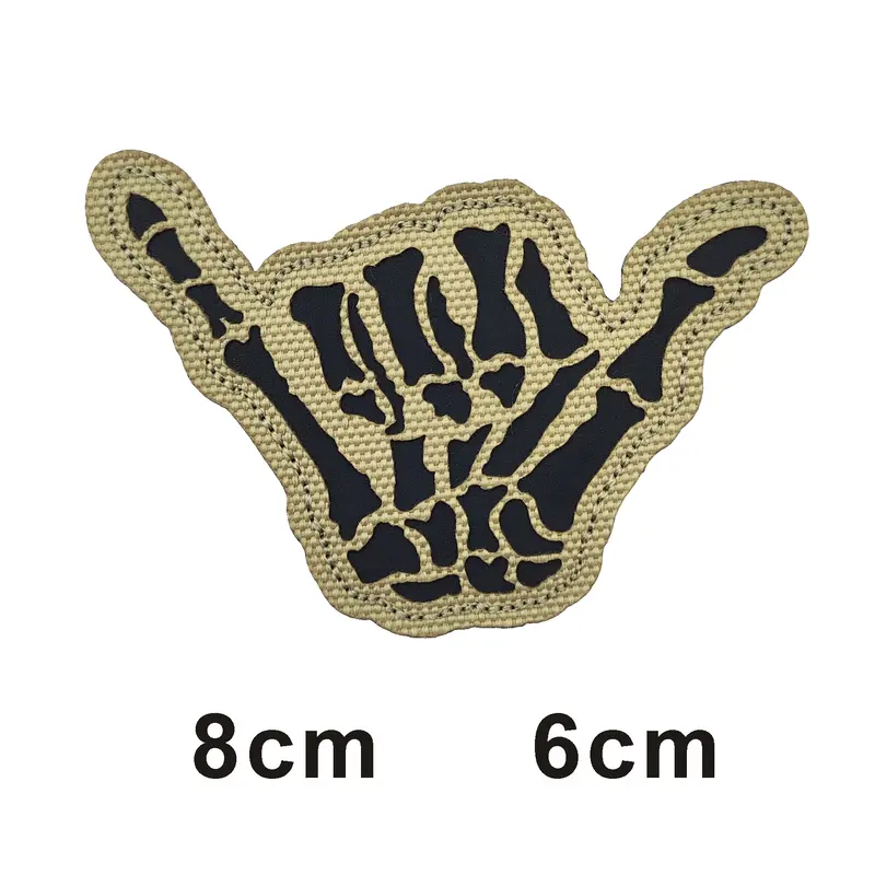 This is how WAY full helmet embroidered armband badge military stripes fastener hook and loop patch - Image 26