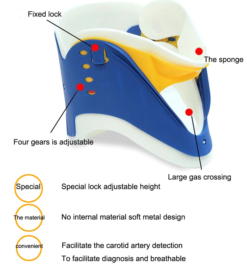 Adjustable Neck Collar Cervical Posture Correction Traction Support Protection Belt Strecher Therapy Tractor Orthosis Brace