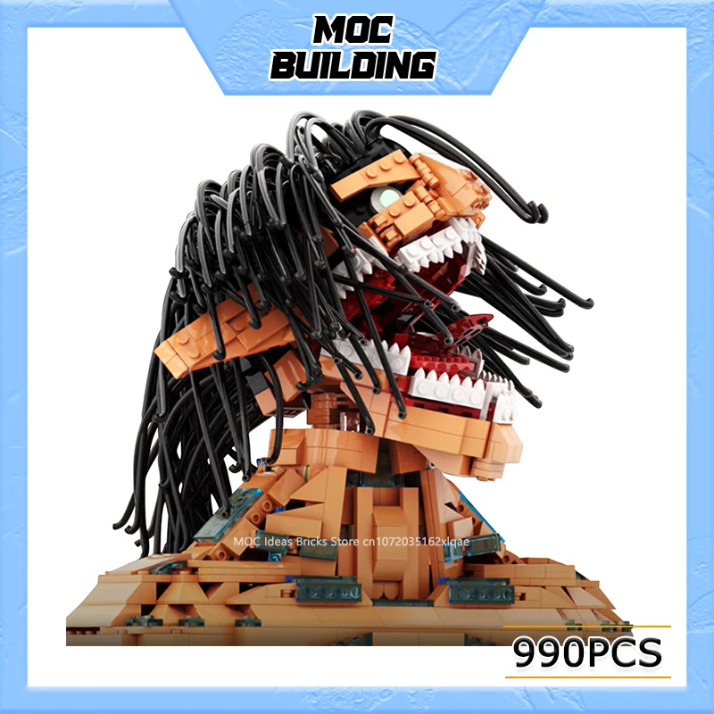 

﻿MOC Building Blocks Classic Anime Characters Giant Model DIY Assembly Bricks Creative Toys Collection Display Holiday Gifts