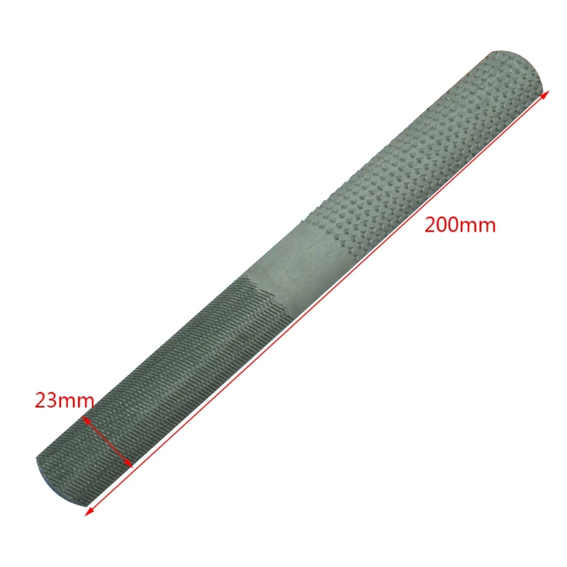 Multi- Four in 8 inches Rasp File High Carbon Hand File for Wood /Soft Metal/ Plastic and Metallic Gray