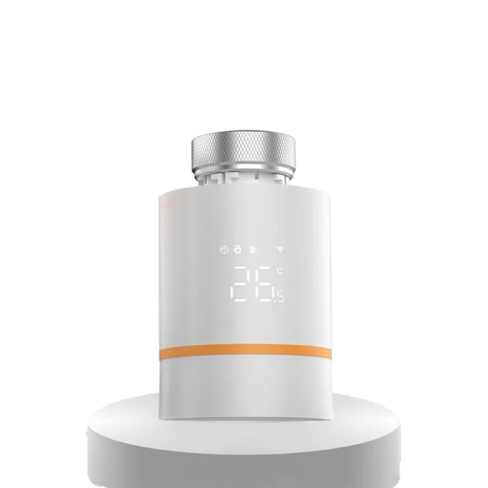 Smart Thermostat Radiator Valve with Child Lock and Adjustable Screen to Optimize Heating and Reduce Energy Costs