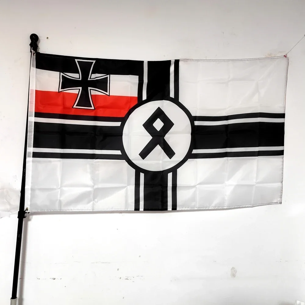 German Flag Prussian Empire Iron Cross Flag 90X150cm Hanging For Outdoor Decoration