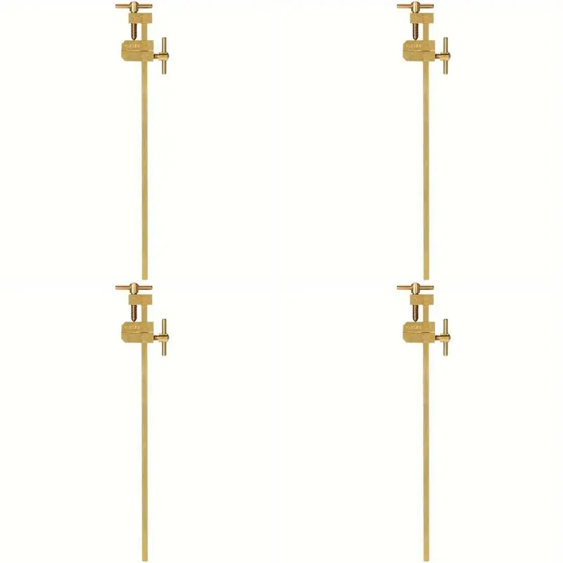 AT63-4X Woodworking Wood Clamp, Brass Parallel Clamp Fast Fixed Clip Auxiliary Fixture Splicing Board Positioning Panel 36Cm