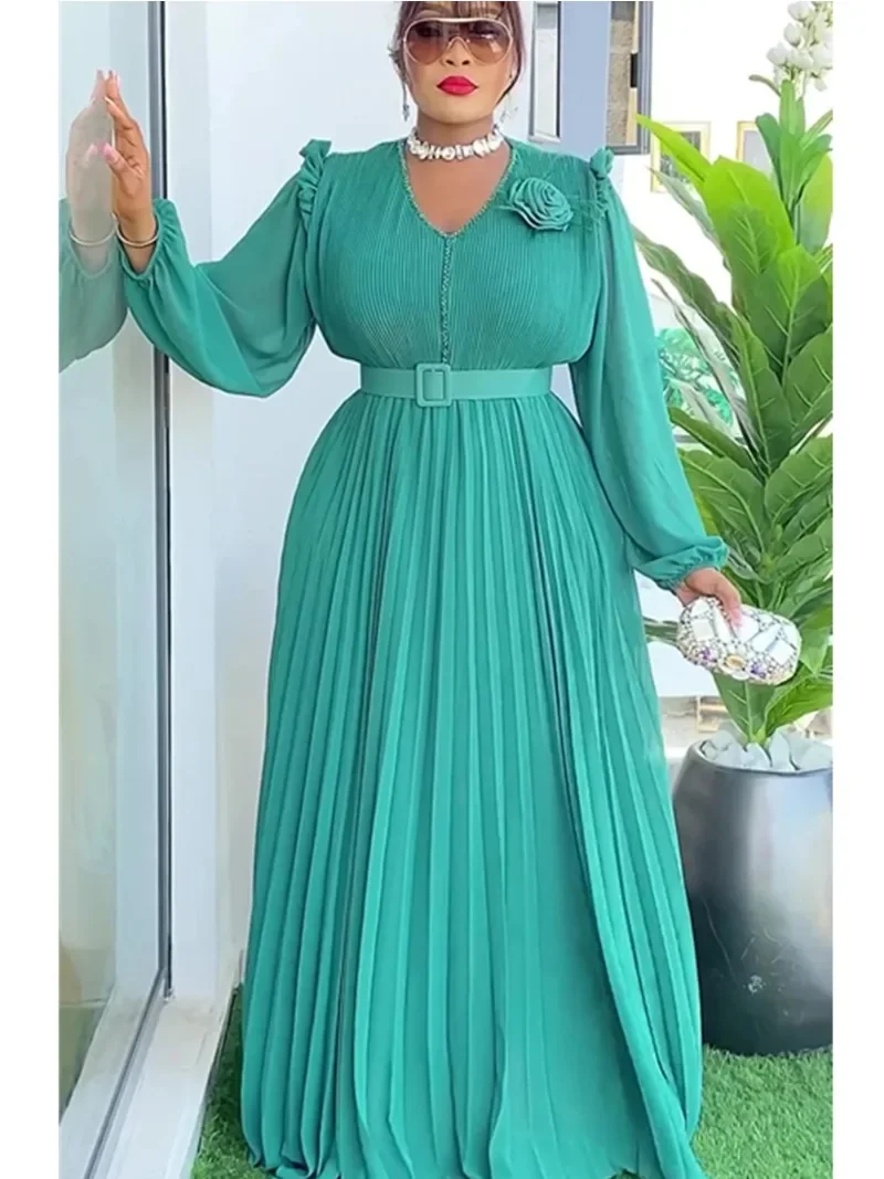 

Африканские вечерние платья больших размеров для женщин, новинка 2023 года, модное свадебное вечернее платье Дашики Анкара, элегантное мусульманское платье макси в Турции