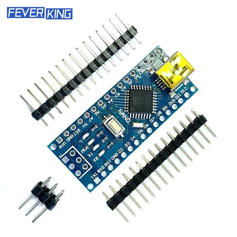 For Nano Micro USB With The Bootloader Compatible Red Controller for Arduino CH340 USB driver 16Mhz ATMEGA168P