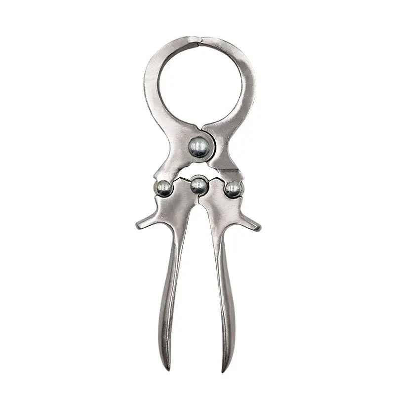 Durable Stainless Steel Pig and Sheep Castration Pliers with Rubber Handle