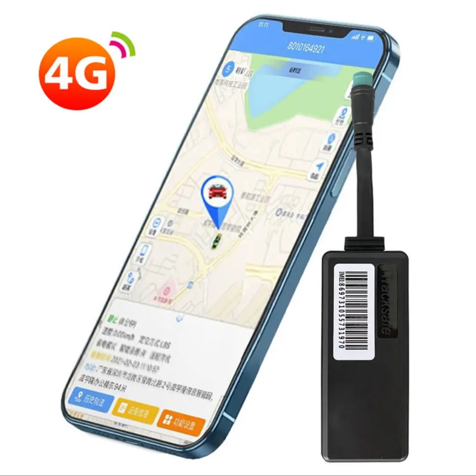 

Mini 4g lte remote cut engine Gps Tracker For Car Motorcycle Scooter Vehicle Truck with online tracking software no monthly fee