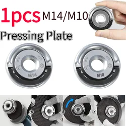 1pcs/M10 Self-Locking Pressing Plate Grinder Quick Release Flange Nut Power Chuck Tools Universal Thread Angle Grinder