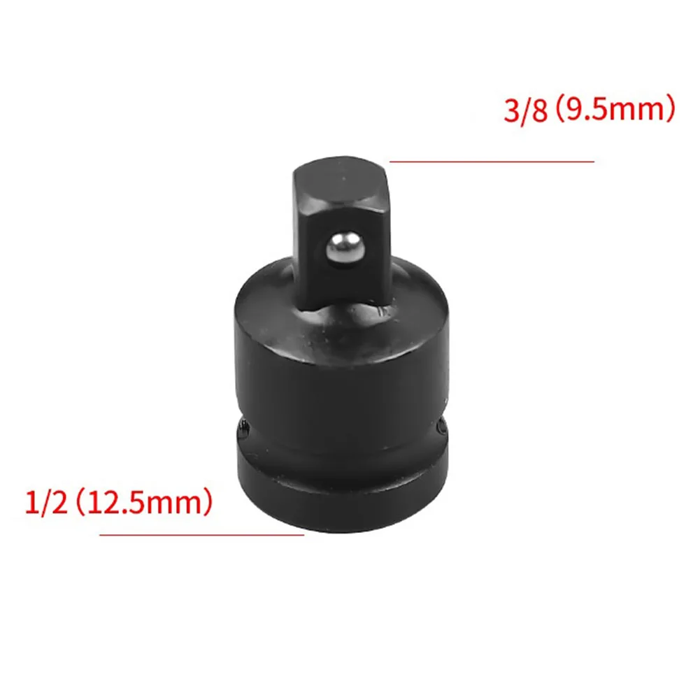 1/2 to 3/8 Sleeve Adapter Secure Fit with Locking Pins and Rings for Industrial and Construction Work Pack of 2