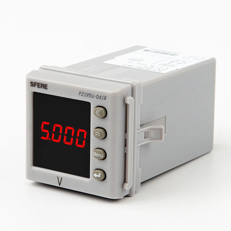 Sfir PZ195U-DK1B Intelligent Digital Display DC Single Phase Voltmeter with 4-20mA Transmission Output