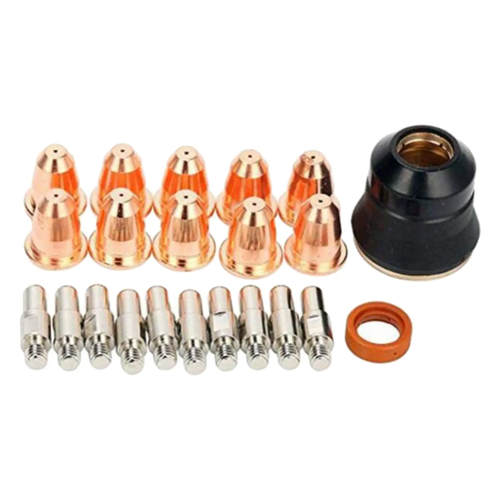 プラズマ切断電極キット,s45,p40,PT-40,pt60,PT-60用ソケット,溶接ツール,22個