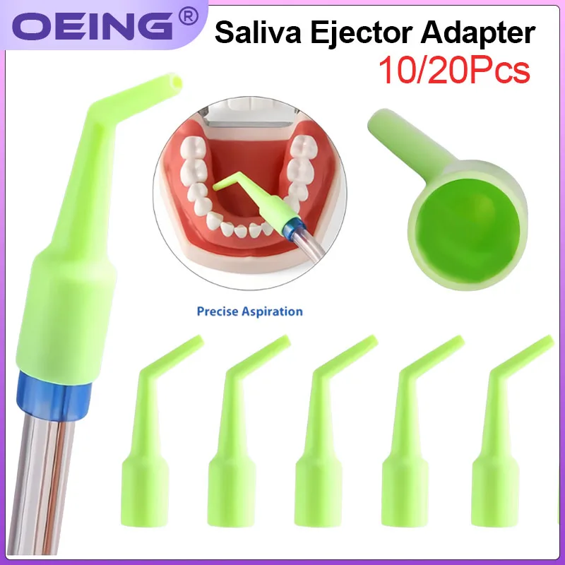 

10/20Pcs Disposable Saliva Ejector Tips for Dental Procedures, Heat-Resistant, Sterilizable At 134°C, Oral Treatment Tips