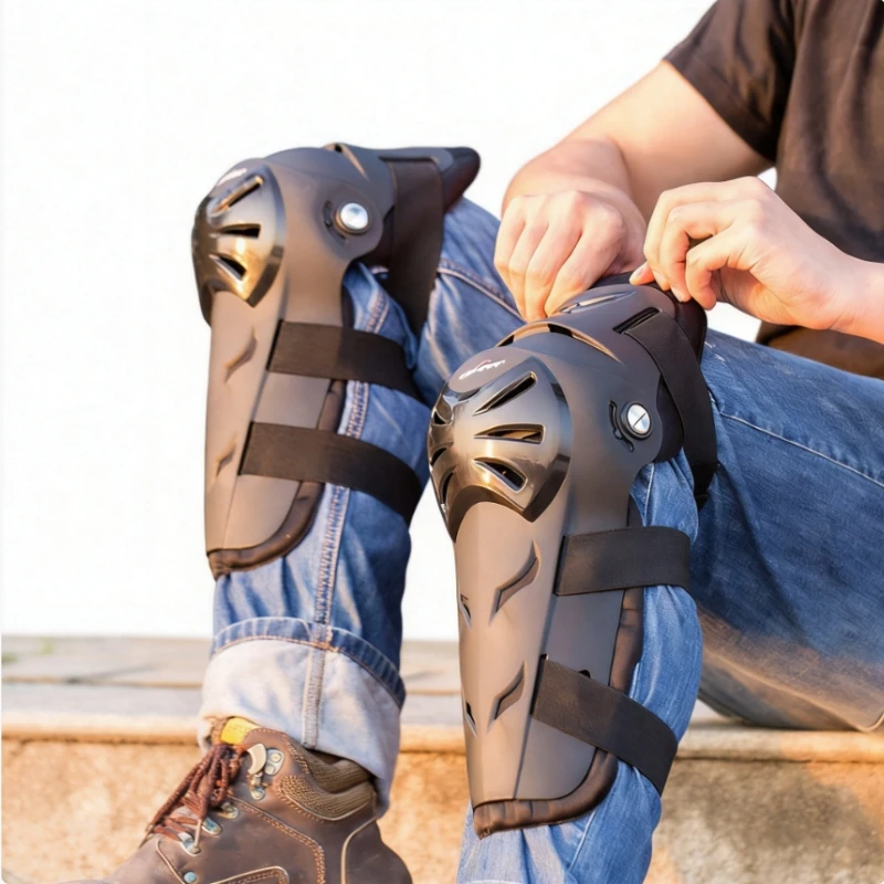 VEMAR Motorcycle Knee Brace Elbow Guard Set, Men Women City Commute & Dirt Bike Riders Motocross Protective Elbow Pads Knee Pads