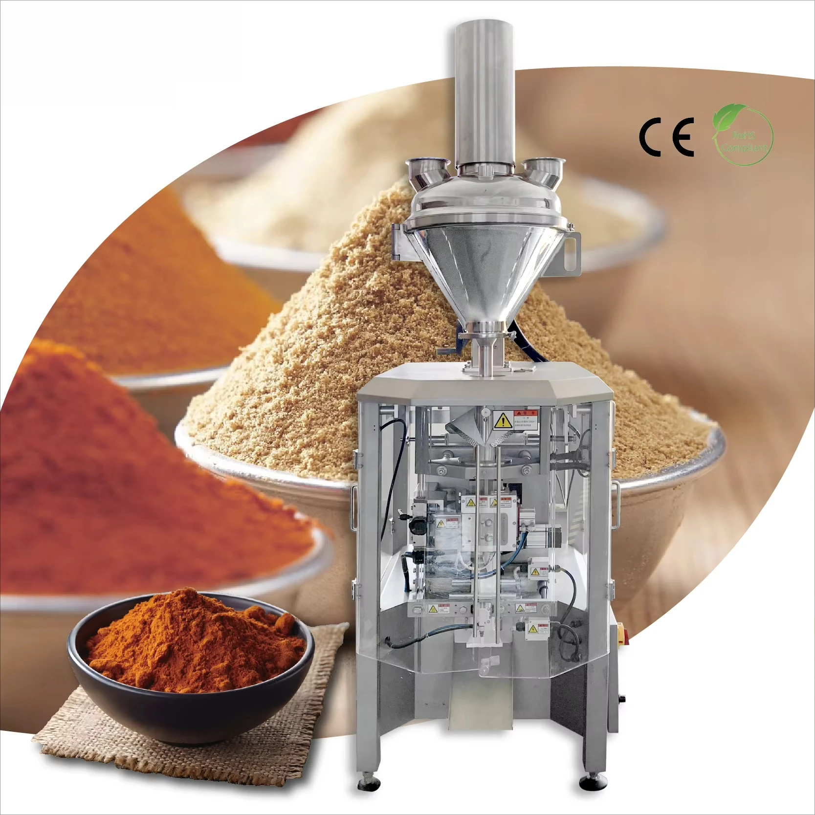 FOODLINE VFFS Packaging Machine Dust‑proof Cabinet VFFS Packing Unit For Keep Internal Components Clean In Dusty Workshop