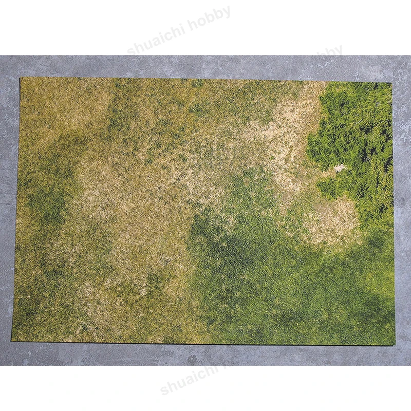 1PCS 29x20cm 40x29cm Grassland Pattern Background Pad Nonwovens/Matte Paper Display Base Mat for Model Scene Diorama Building