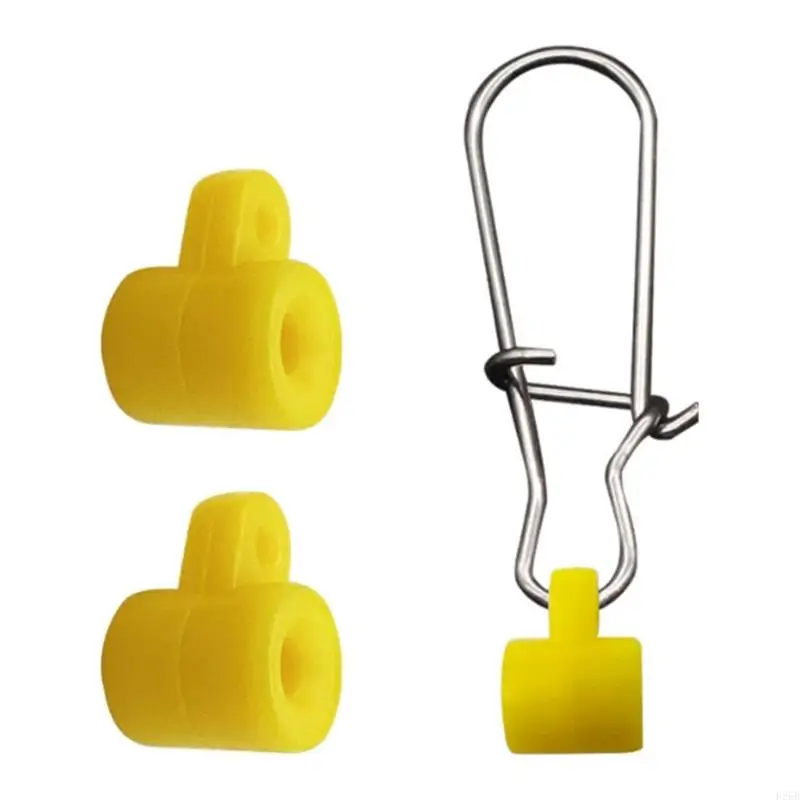 

50pcs Fishing Line Sinkers Slides Lock Heavy Duty Fishing Clip Sinkers Line Connector Saltwater Fishing Tackle