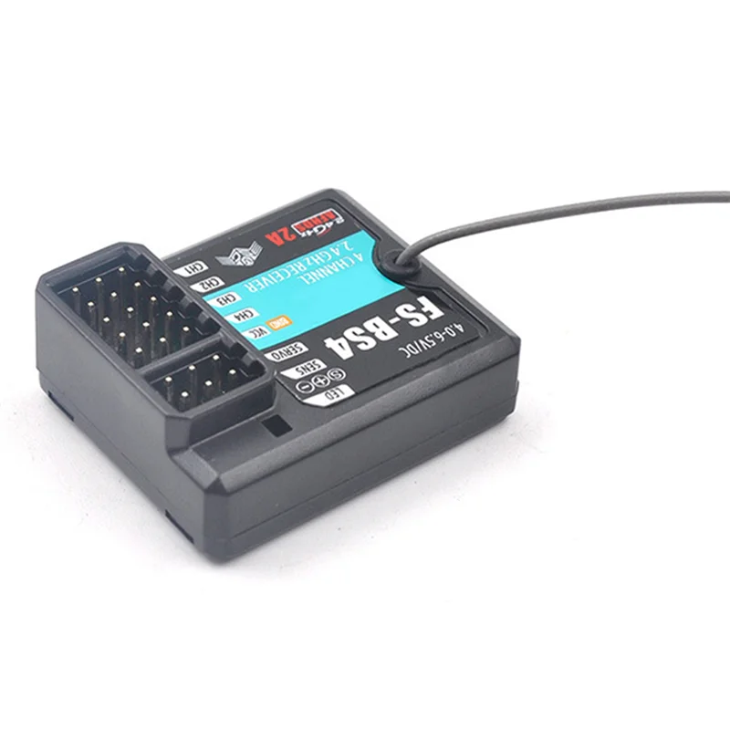 Aa84 2x para receptor flysky FS-BS4 com sistema de estabilização giroscópio para flysky FS-IT4S/FS-GT5 rc acessórios para barco e carro