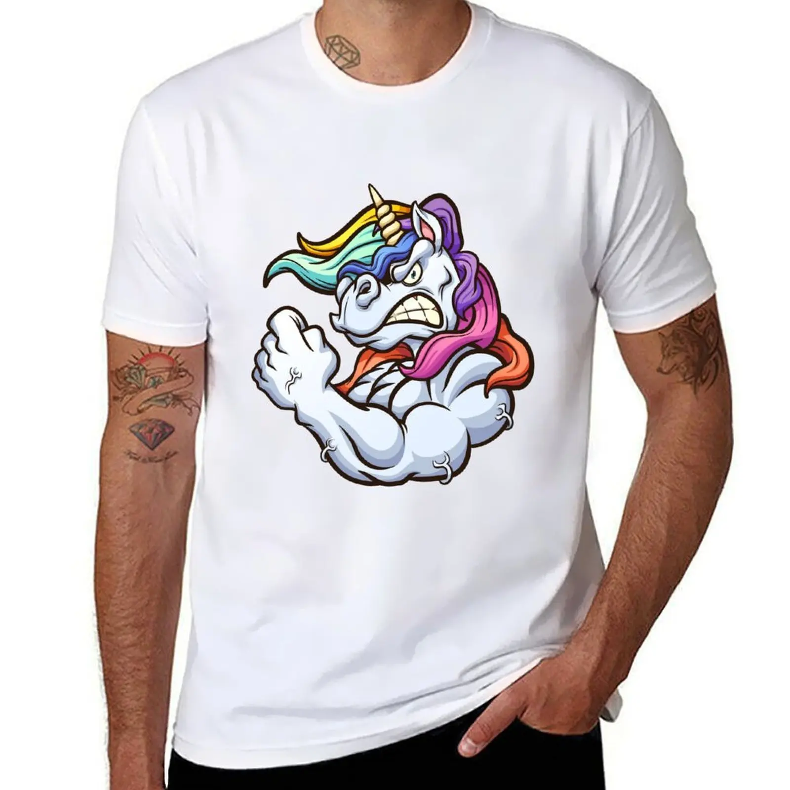

Muscle Unicorn T-Shirt g man t shirts for men cotton t shirt man T-Shirt