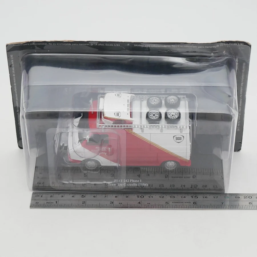 Diecast ixo 1/43 escala fiat 242 fase 1 1984 lancia rally equipe serviço carro liga modelo de carro brinquedo colecionável presente lembrança exibição