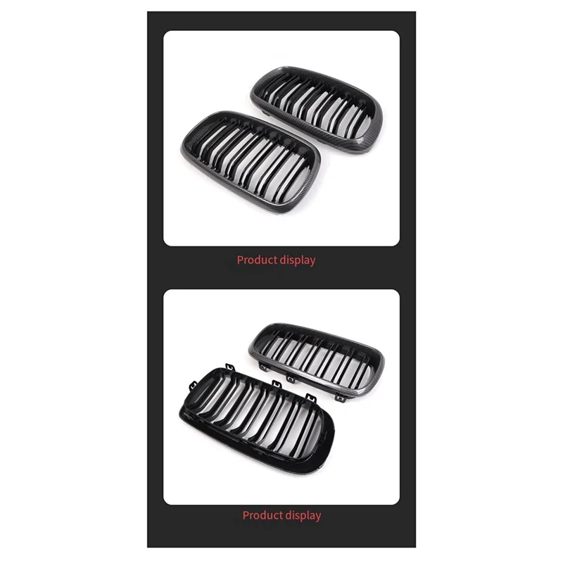 

ABGR-решетка переднего бампера для BMW X5M F85 X6M F86 X5 F15 X6 F16 Передняя решетка почек Racing Grills 51117294486 51117294485 Аксессуар