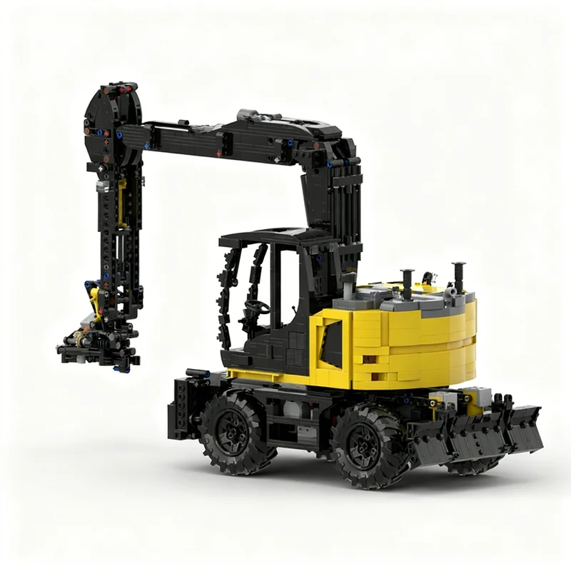 2569pcs MOC Technical Liebherr 918 Compact In Excavator Sweden Style Model Building Blocks Architecture Creative 3D Birthday