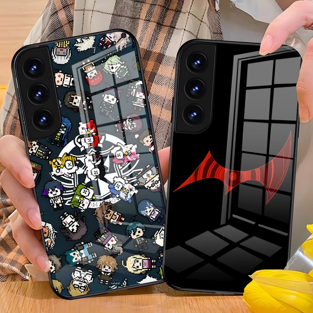 Anime Game D_DanganRonpaS Phone Case For Samsung S26 Ultra S25 Edge Ultra S23 S22 S21 S20 Ultra Plus S24 Fe A25 Glass Cover