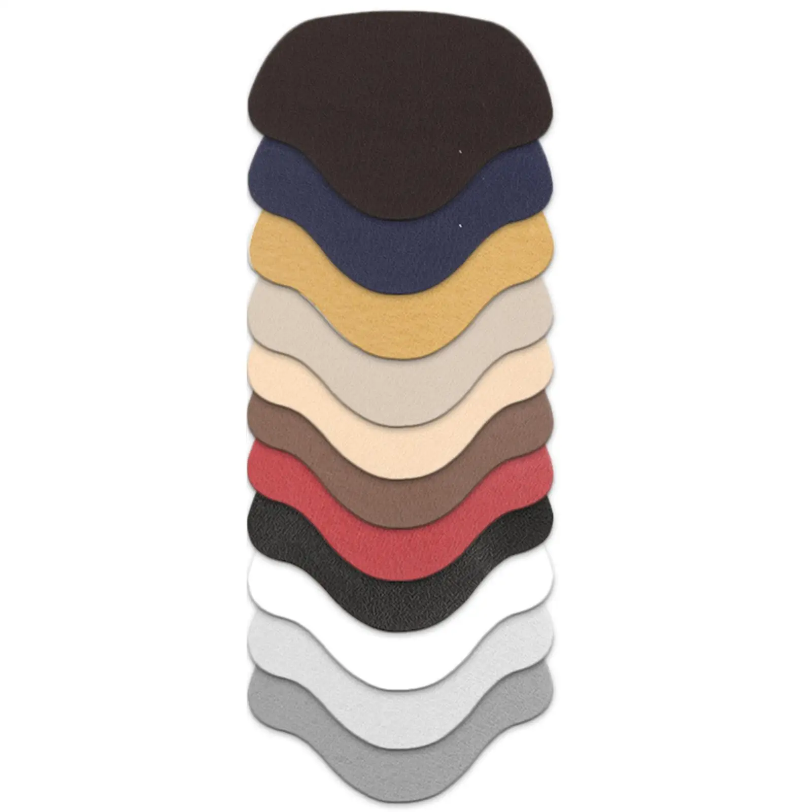 4x 4 Pieces Heel Grips Shoe Heel Pad Shoe Heel Insert Insoles Heel Repair Subsidy Self- Microfiber Cloth Material Suitable for
