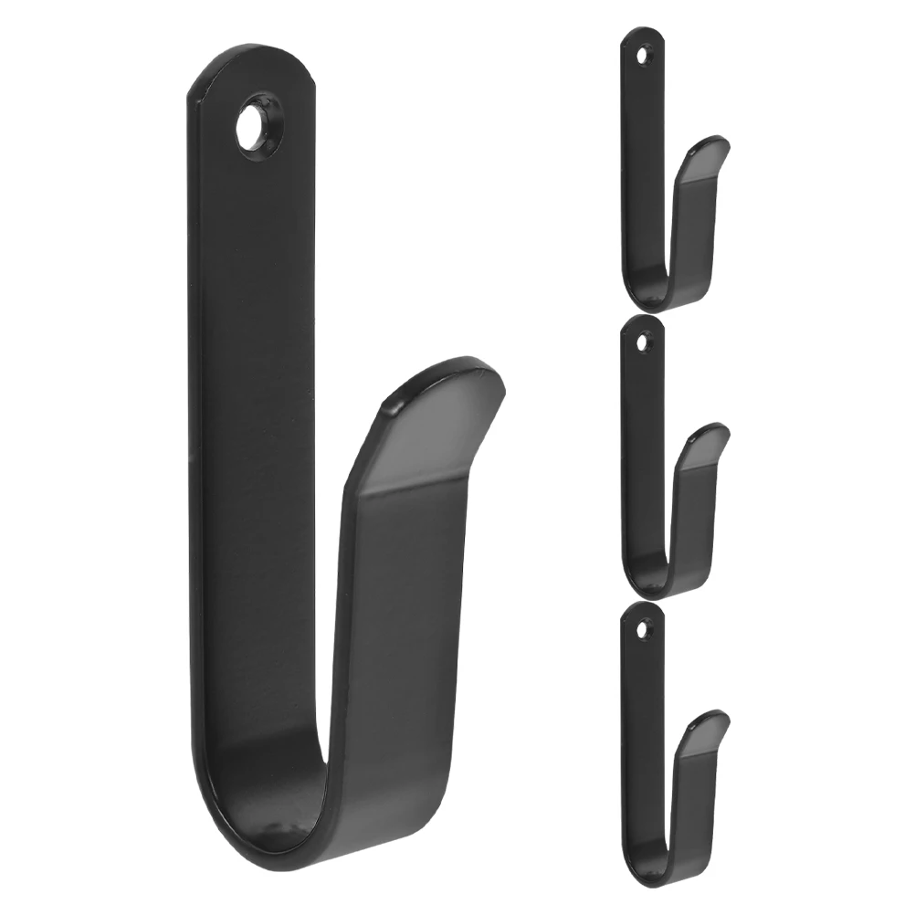 

4Sets Skateboard Snowboard Wall Mount Rack Heavy Duty Display Storage for Room Adjustable J Hooks