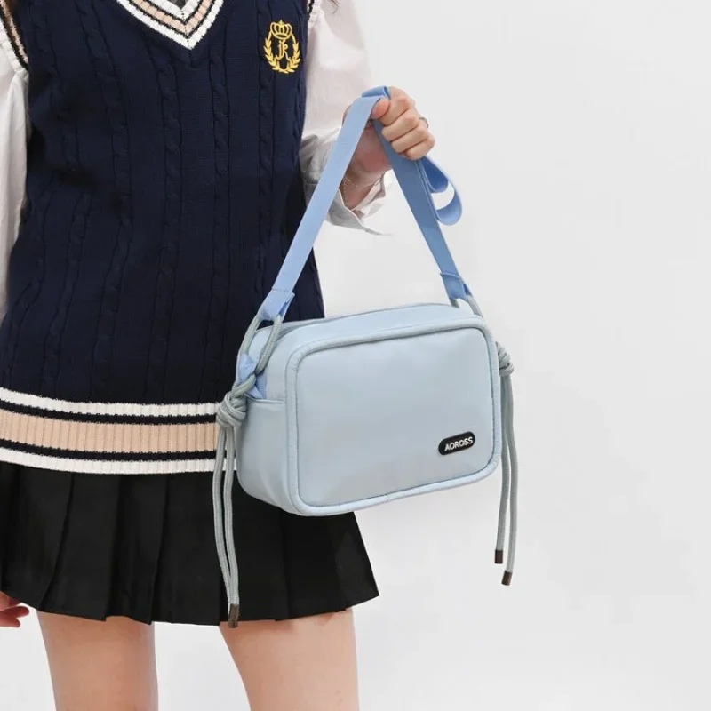 Original Design Crossbody Bag Female Casual Small Square Bag Harajuku Japanese Shoulder Bag Commuter Small Satchel Toast Bag