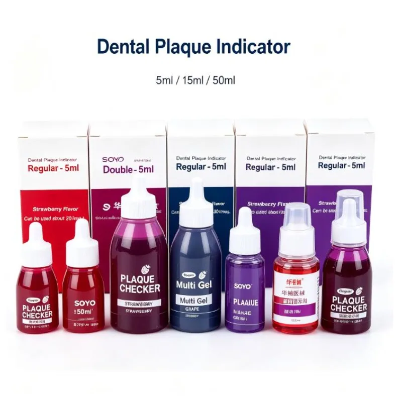 Dental Plaque Indicator Staining Children Oral Hygiene Dental Plaque Exposure Solution Routine/dual Tone Oral Hygiene Testing