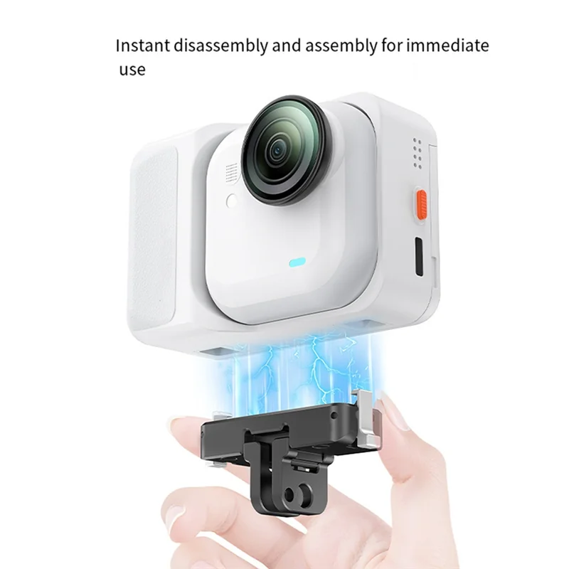 Uitra Magnetic Quick Release Base For Insta360 GO For Sports Cameras Camera Adapter Aluminum Alloy Enhanced Stability