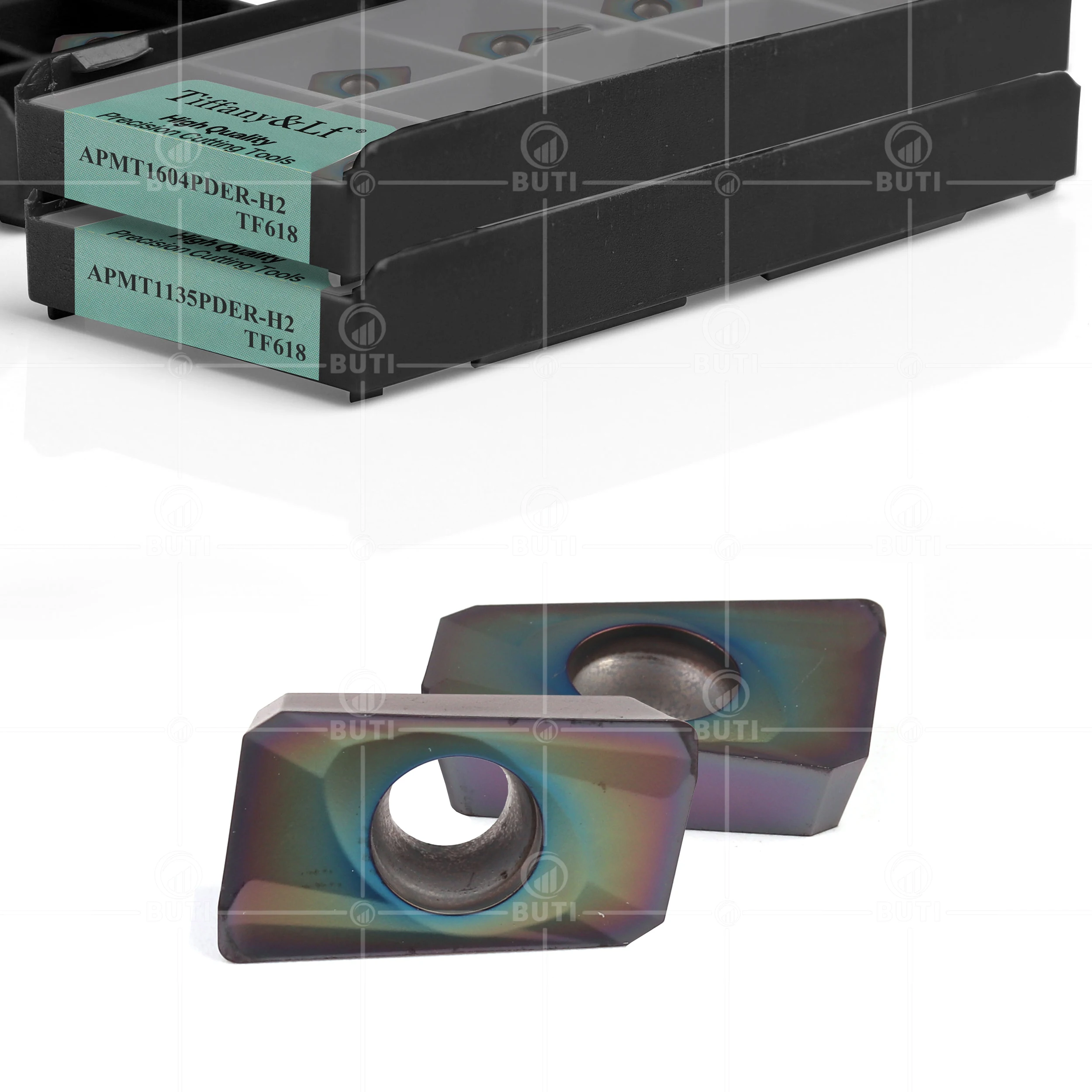 Imagem -03 - Deskar 100 Original Apmt1135pder xm h2 Apmt1604pder xm h2 Apmt1605peer xm Tf618 Ferramentas de Torneamento de Aço Temperado Lâminas Torno Cnc