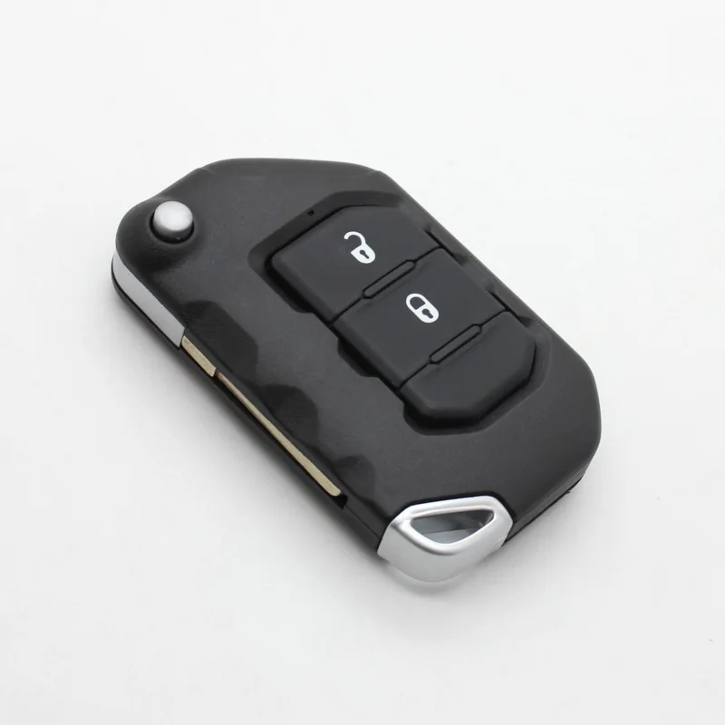 2/3/4 Button Flip Remote shell for Jeep Wrangler Folding Key 2018-2019 FCCID: OHT1130261