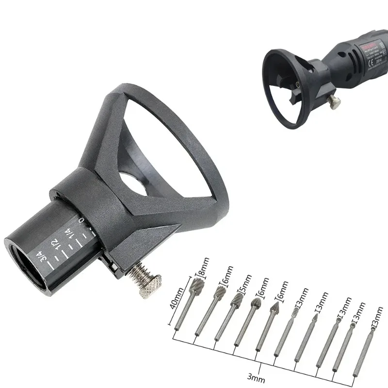 Para dremel carboneto rebarbas rotativas ferramentas de madeira pedra metal raiz escultura fresa roteamento roteador brocas conjunto