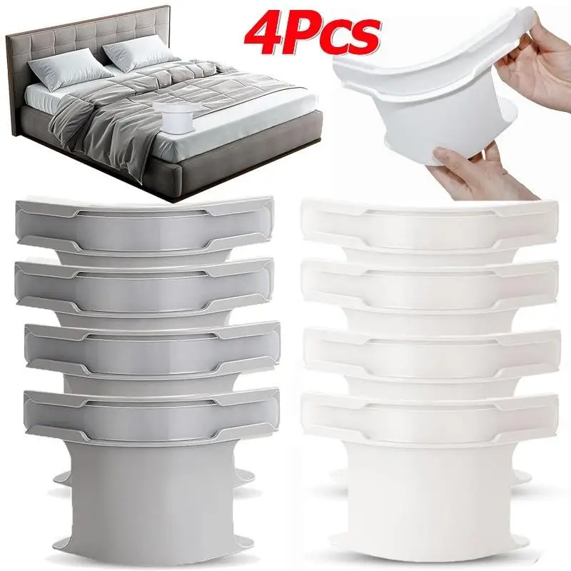 New【4Pcs Heavy Duty Bedsheet Corner Tightener Clips Durable And Reliable Bed Sheet Grippers For Protectors】