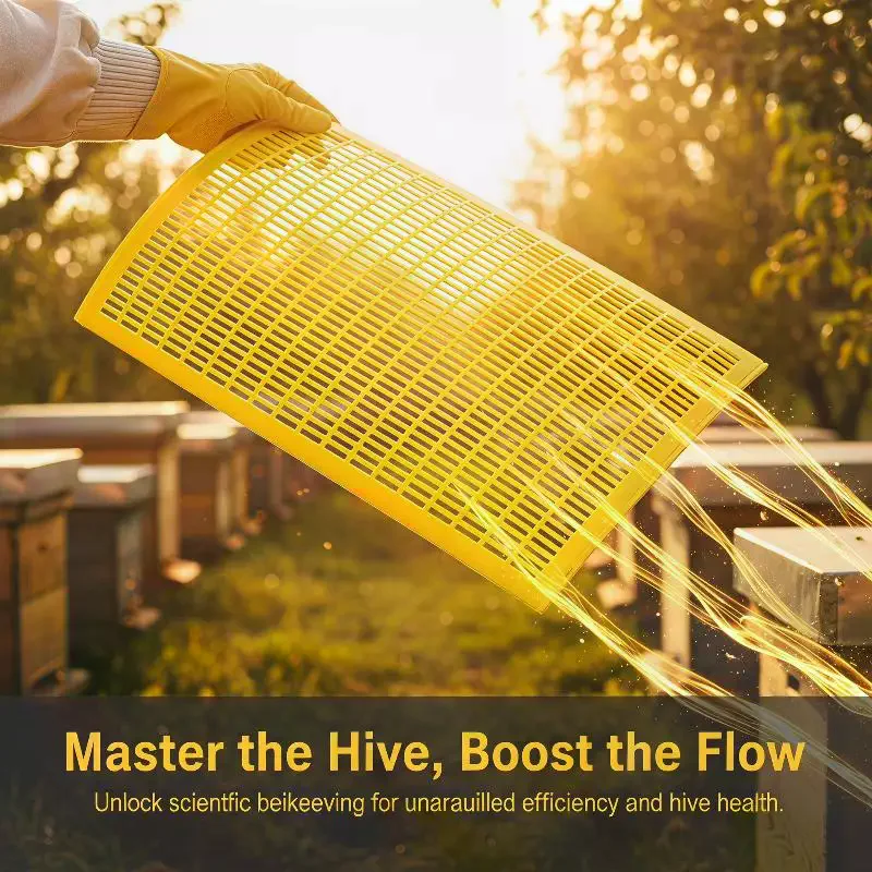 42*51CM Queen Bee Excluder Trapping Net Separate Queen Bee From Honey Super Queen Anti-Escape Frame Beekeeping Supplies