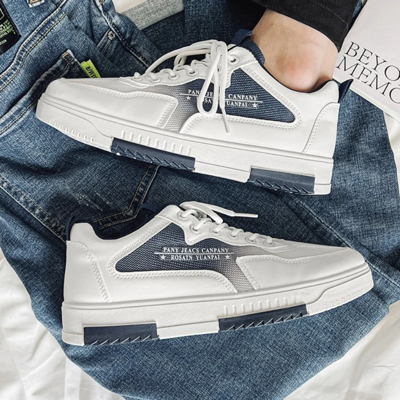 

Men's Multi-color Patterned Sneakers with Fashionable Design Large Size Soft Sole Versatile and High-quality Vulcanized Shoes