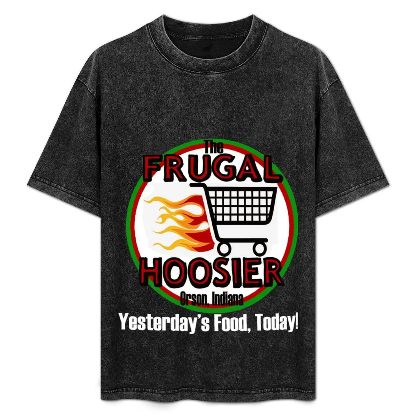 

Frugal Hoosier T-Shirt Big Size Loose Fit Tee Shirt