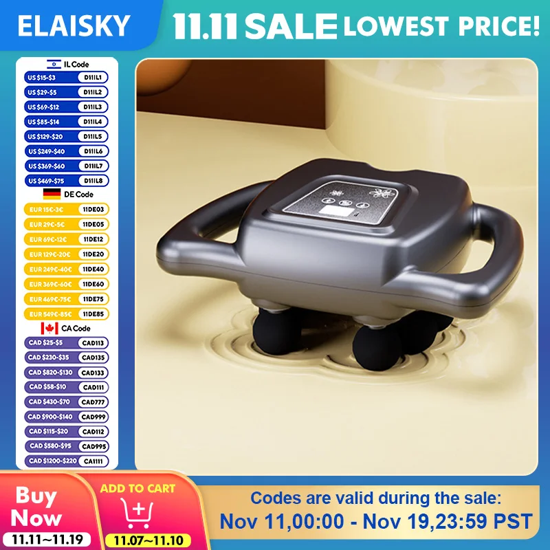 

Powerful Power Deep Strike Fascia Gun Multi Head Massage Fascia Gun Electric Professional High Strength Body Muscle Massage