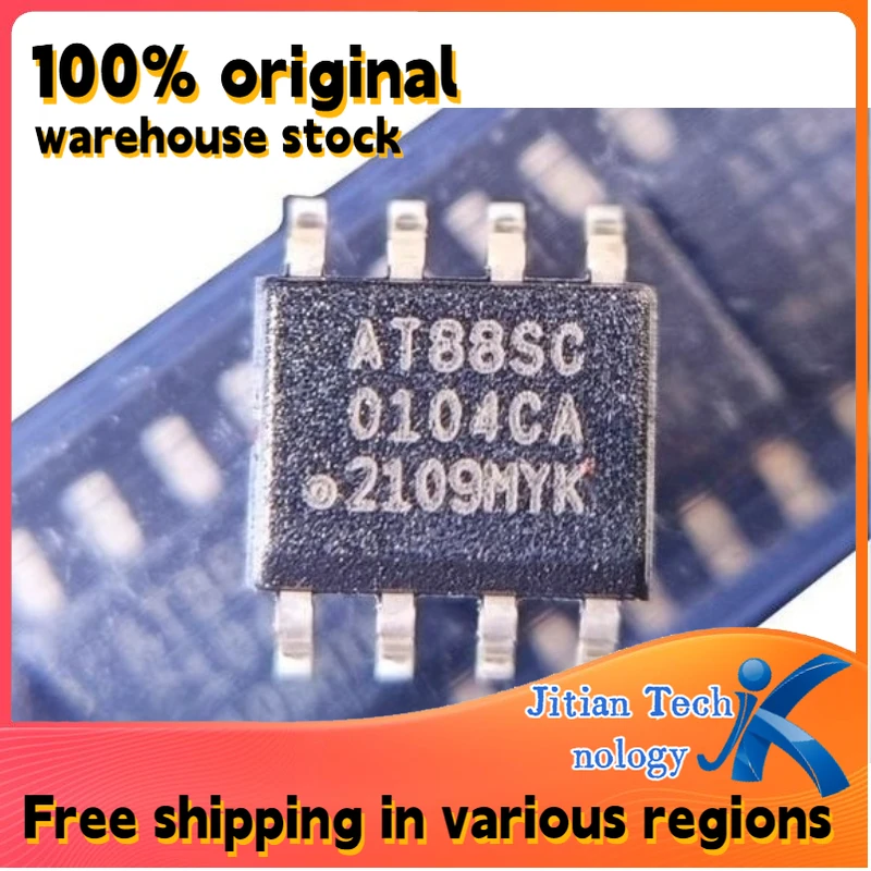 100% original inventory 10PCS AT88SC0104CA-SH AT88SC0104CA SOIC-8 Memory chip EEPROM - serial Channel direct sales