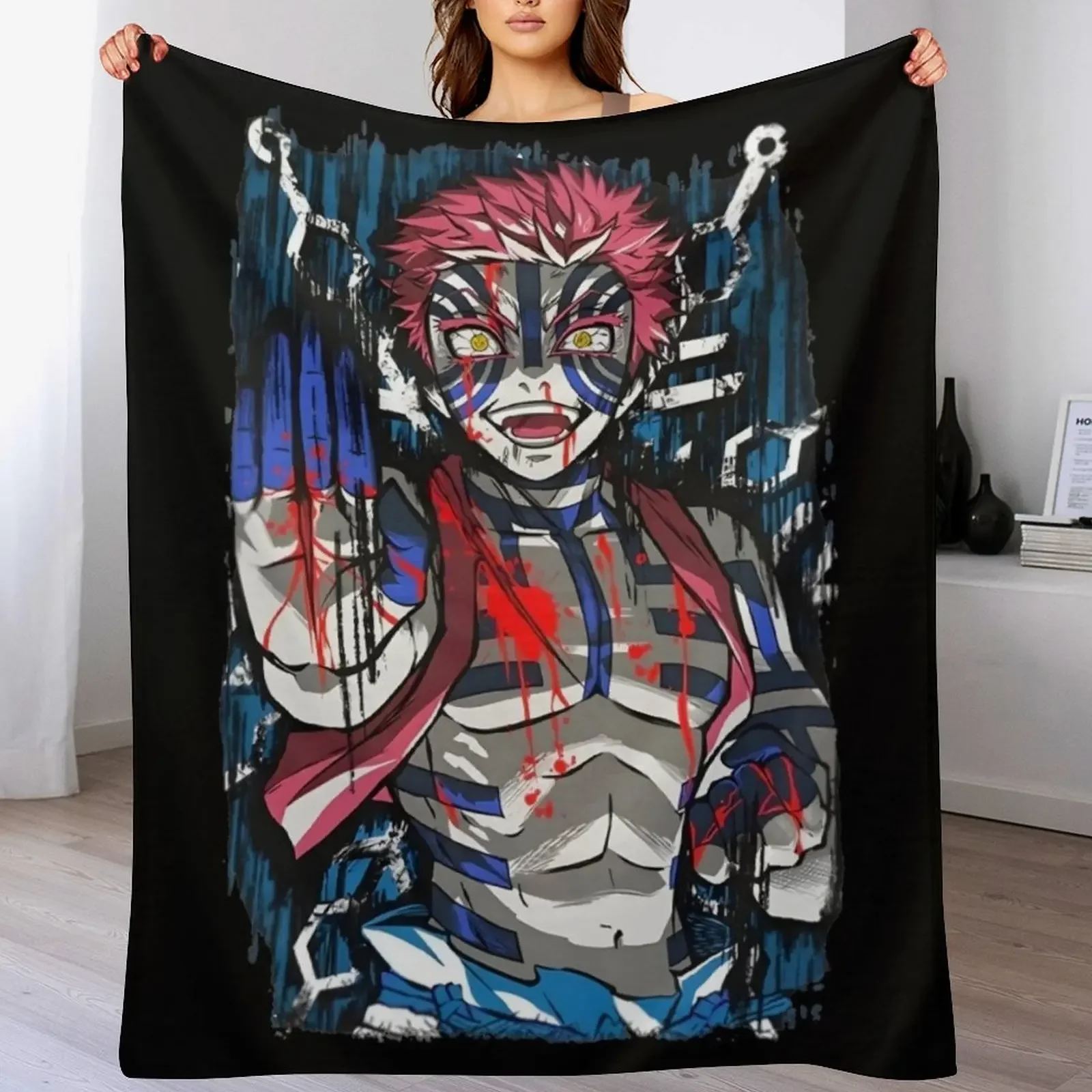 

the third upper moon Throw Blanket Multi-Purpose wednesday Soft Plush Plaid Furrys Blankets