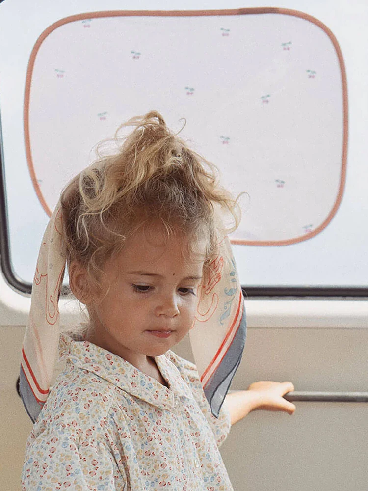 

Солнцезащитная шторка для автомобиля Konges Slojd: милая, портативная, с защитой от статики, для боковых окон, аксессуар для автомобиля