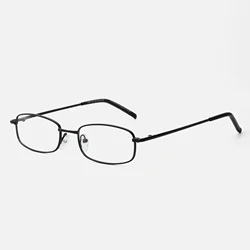 ZENOTTIC Business Small Oval Metal Eyewear New Male Classic Full Optical Prescription Eyeglasses Frames for Men Women