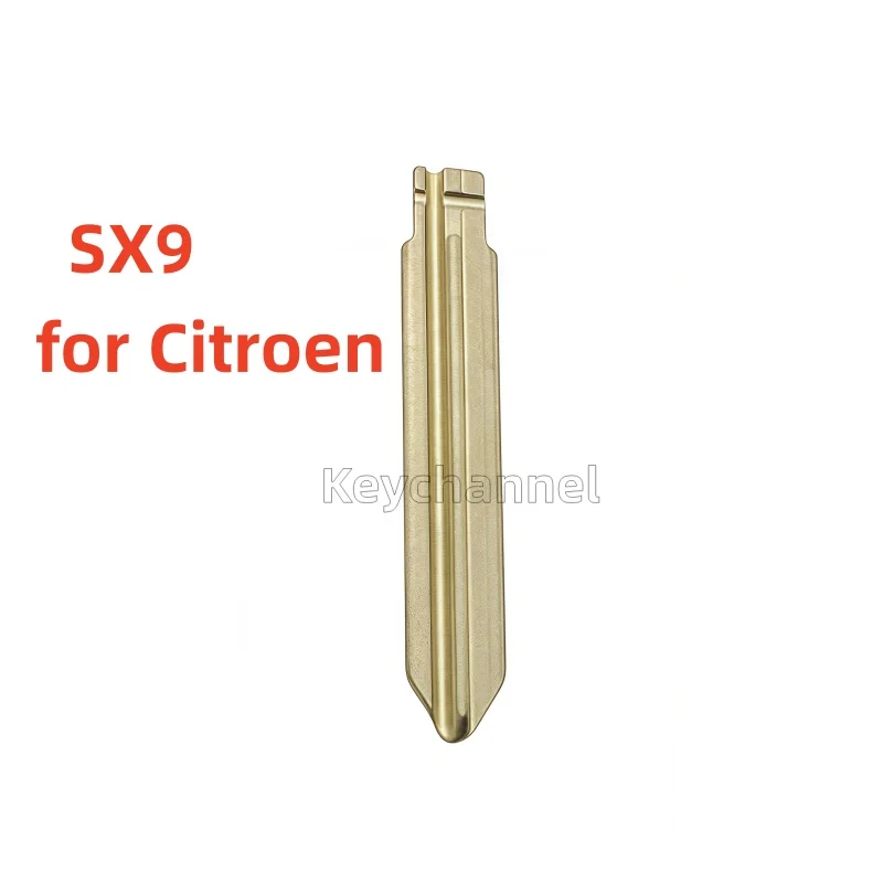 10pcs/lot SX9 KD Key Blade Car Key Blank Flip Key Blade for Peugeot Partner Citroen Xsara Picasso for KD KEYDIY Xhorse Remote