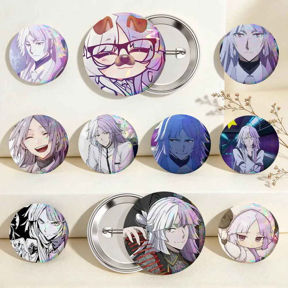 Anime Sigma BSD Round Badge Lapel Pin Backpack Clothing Jewelry Accessories Gift Brooch