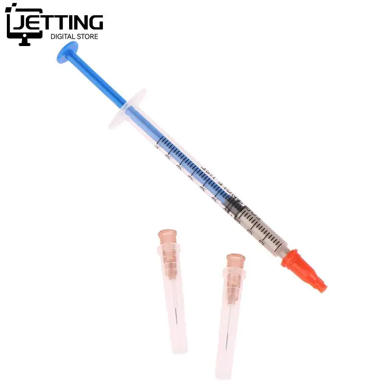 Silver Conductive Adhesive Glue With 2 Needles Conduction Paint Connectors Board Paste Wire Electrically For PCB Rubber Repair