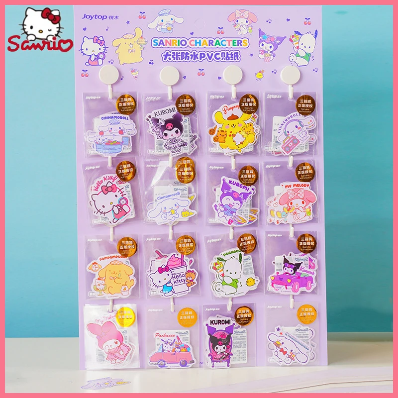 sanrio adesivo impermeavel pacote material de pvc decorado com estudante cartoon ledger sticker gift bonito nivel de aparencia alto 01