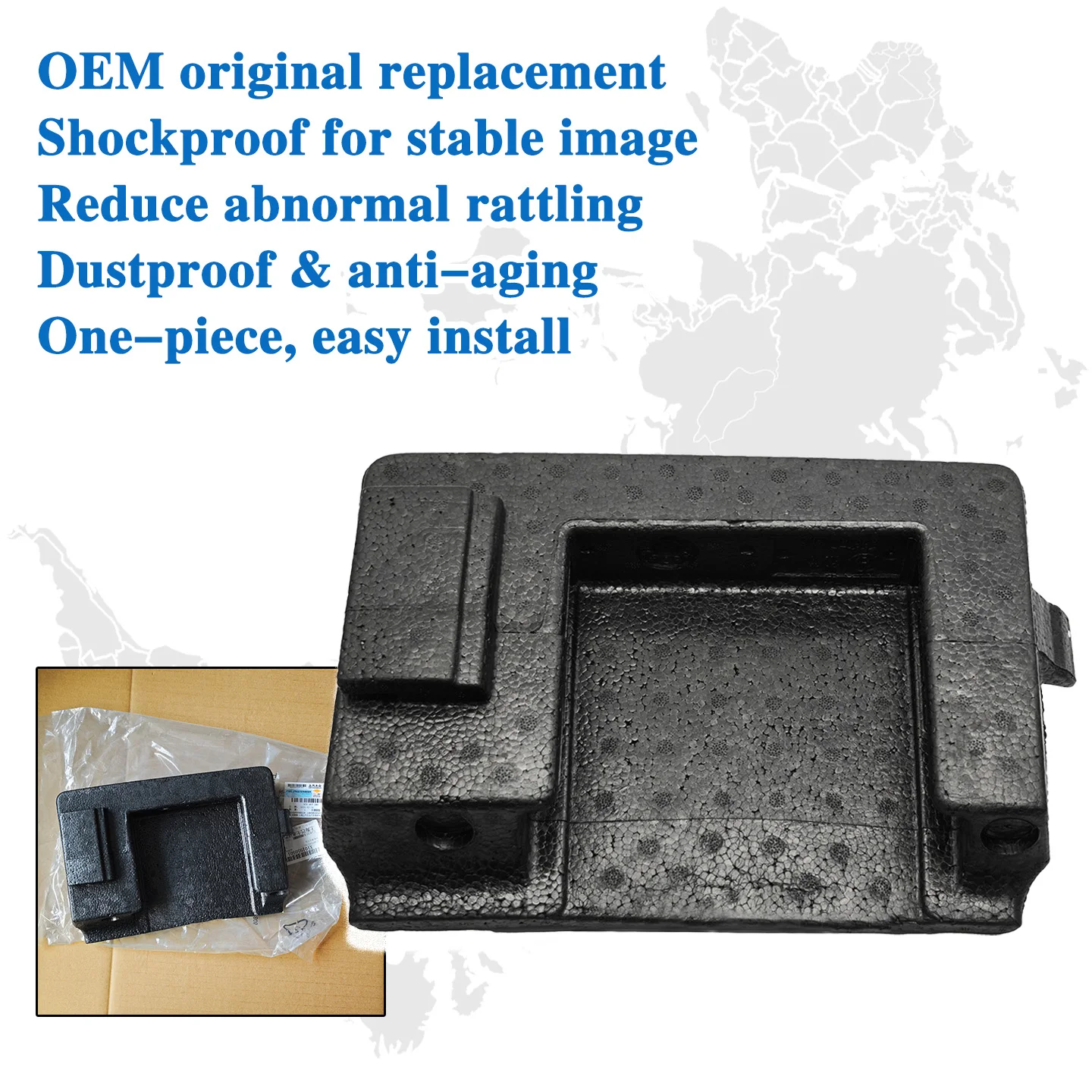 OE 3CG 907 285 OEM Foam Base For 360 Surround View Camera Module Fit For Passat B8 Tiguan Allspace Atlas Cross Sport Skoda Super