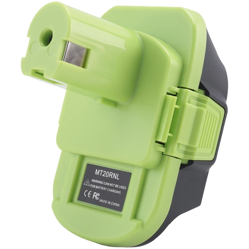 MT20RNL Battery Adapter Use For Ryobi 18V Tools,Converts For Makita 18V Li-Ion Battery To Ryobi 18V Li-Ion Battery