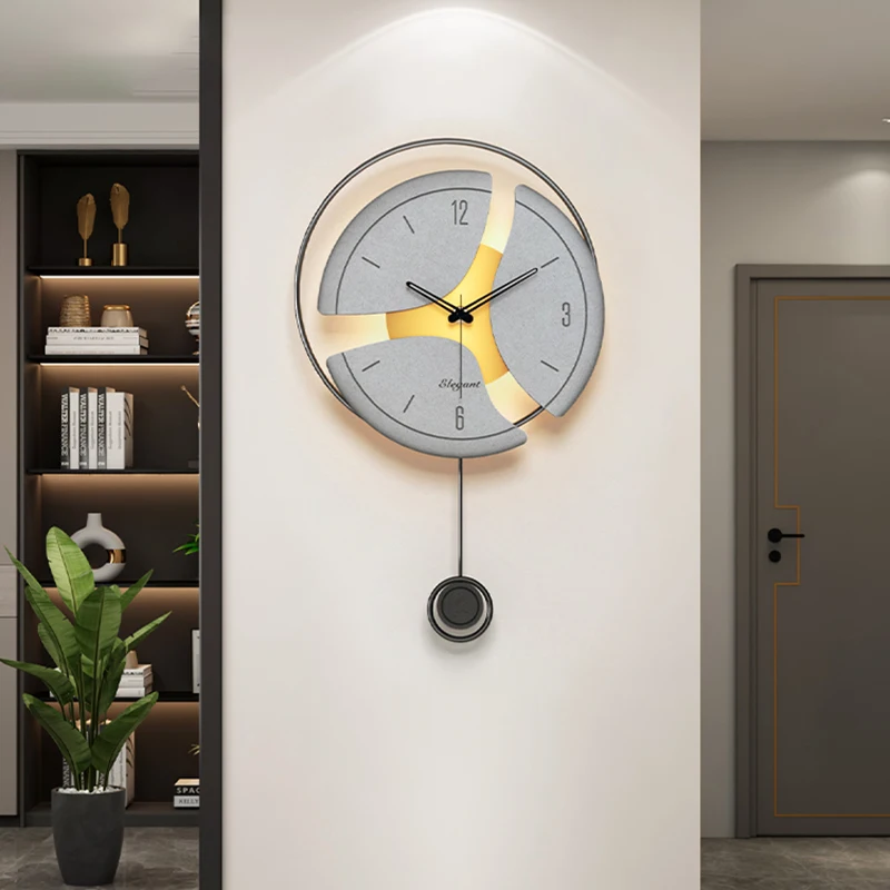 Modern Living Room Wall Clock Led Mechanism New Design Wall Clock Gold Nordic Unique Items Duvar Saati Wall Decoration Items L